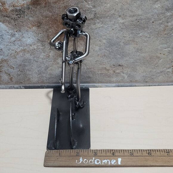 Nuts and Bolts Rifleman Figurine Business Card Holder Metal Shooting Hunting - Picture 10 of 13